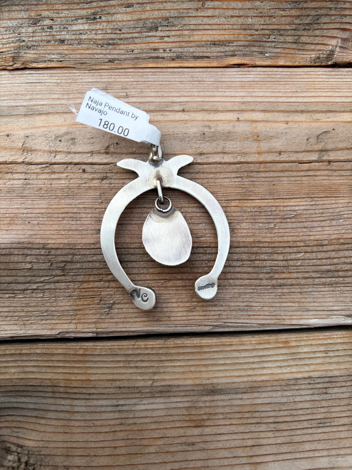 Naja Pendant with Dangling Turquoise Stone