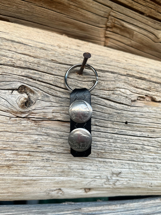 Indian/Buffalo Nickel Keychain