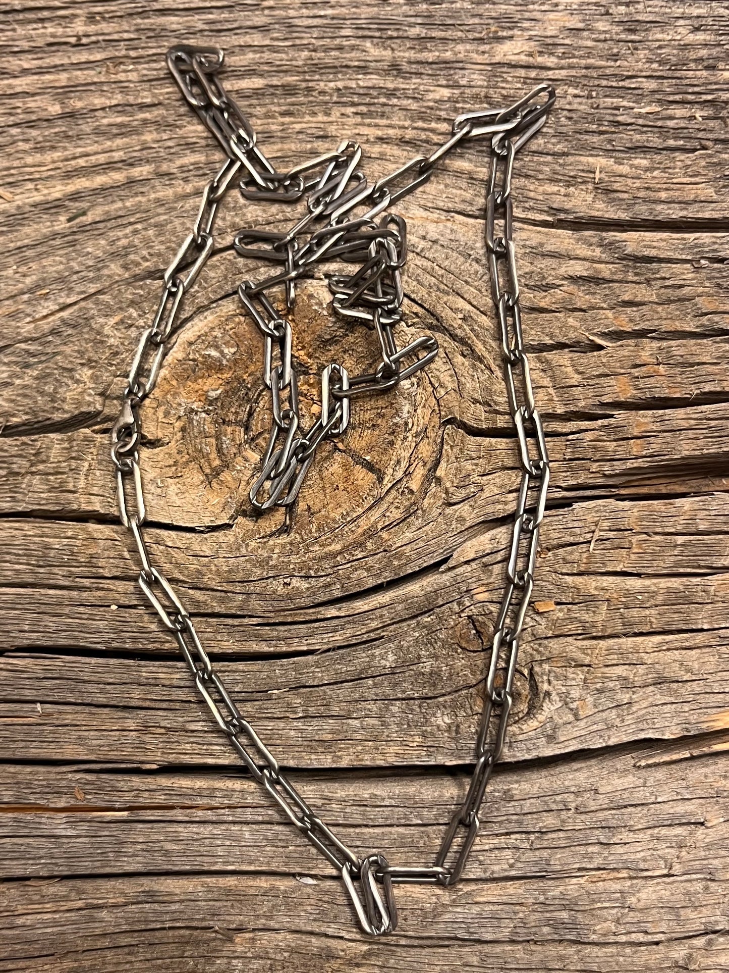 Sterling Paperclip Chain