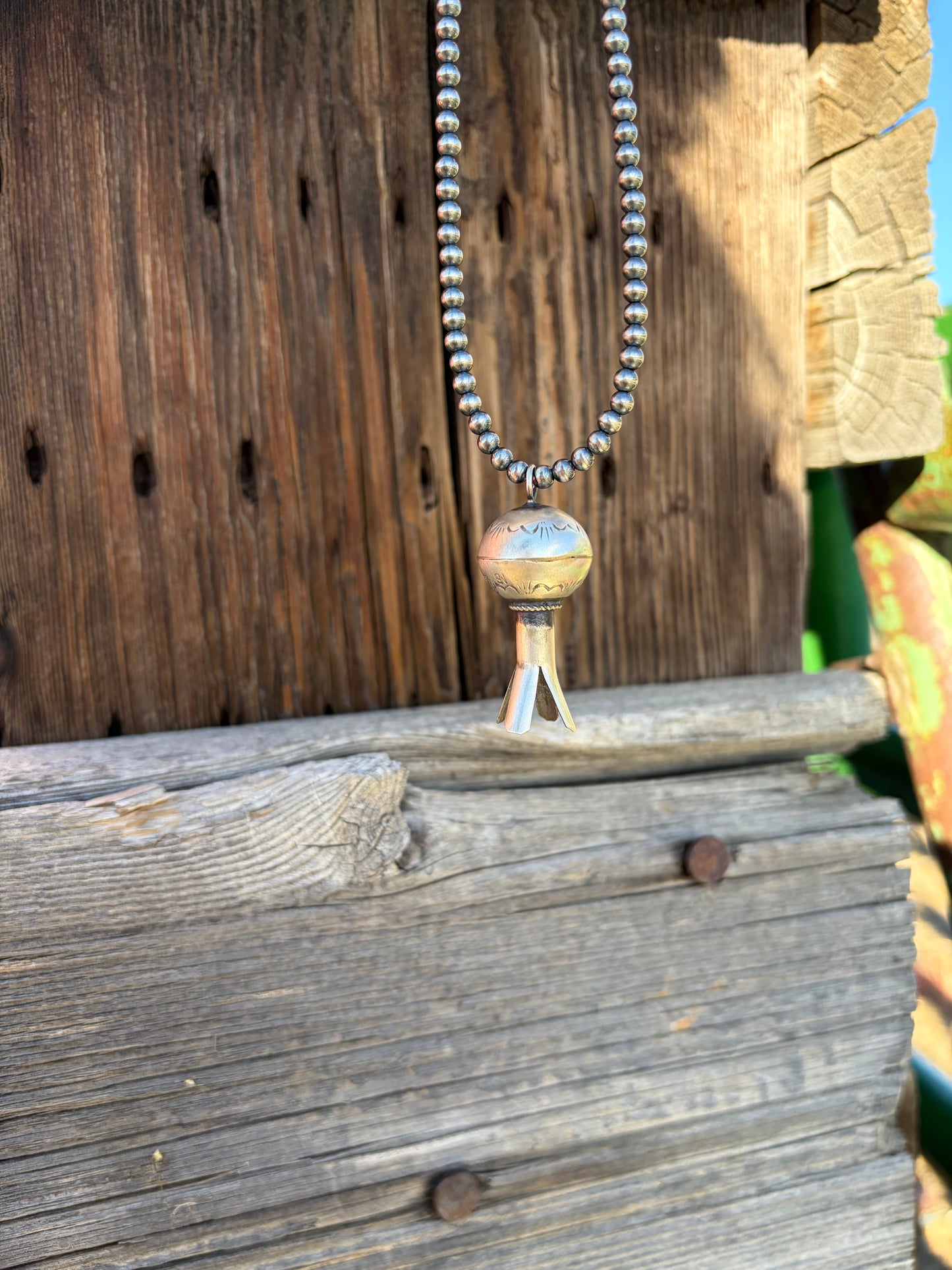 Blossom Pendant and Pearls Set