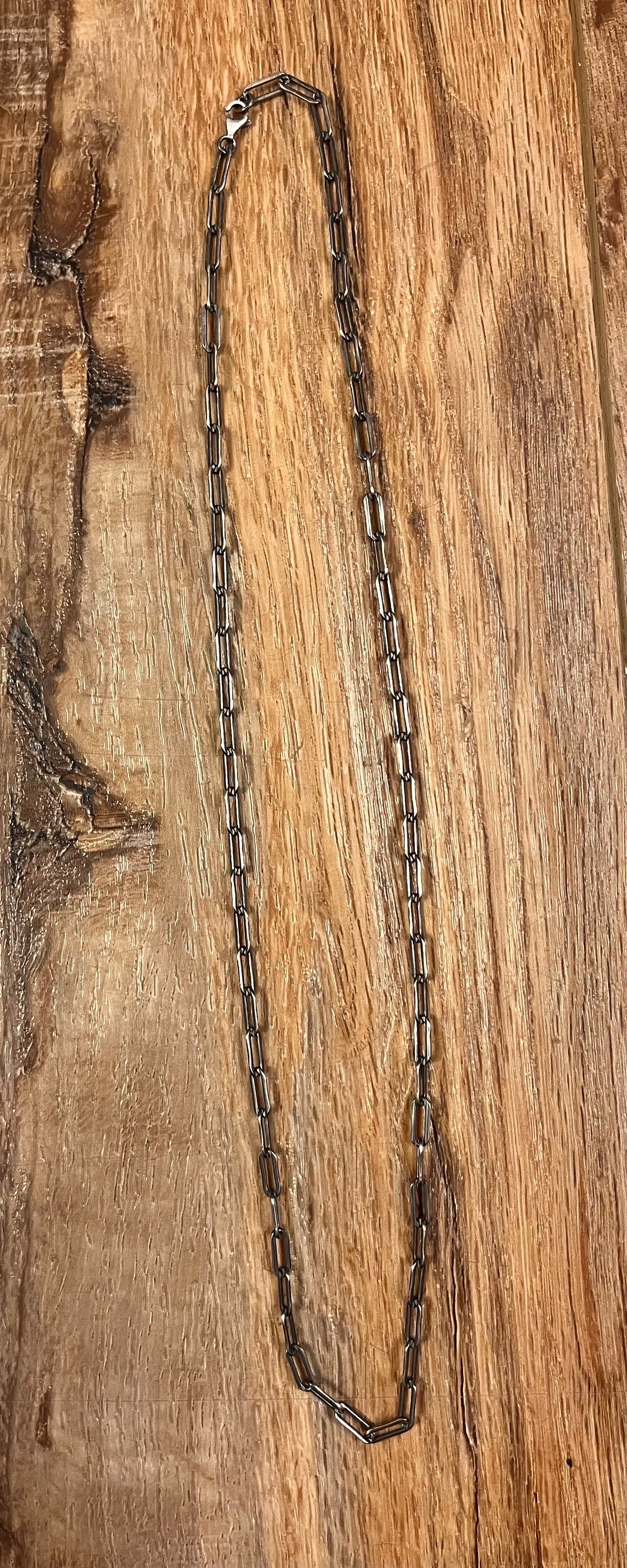 Sterling Paperclip Chain