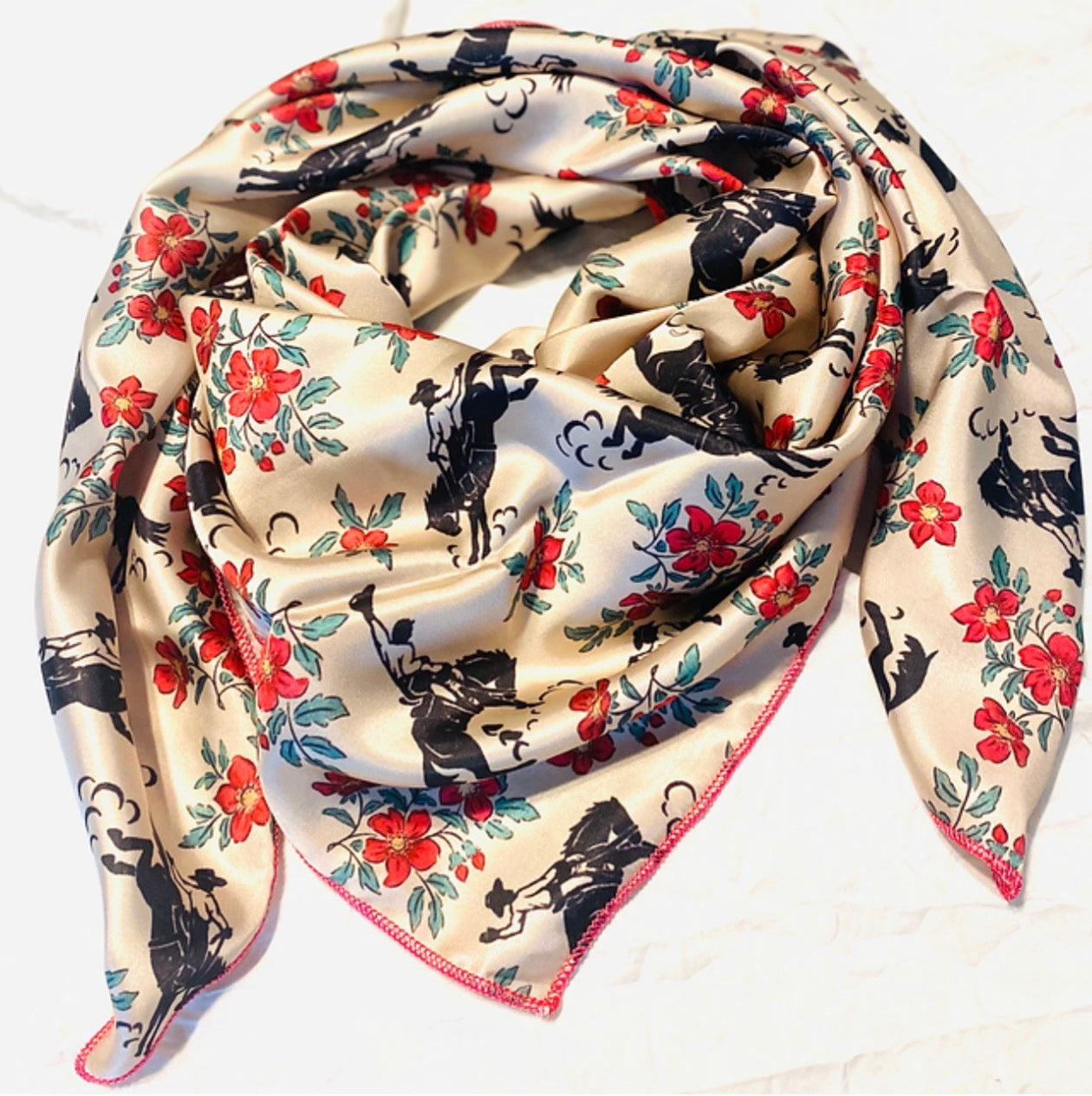 Buckin’ Flower Wild Rag