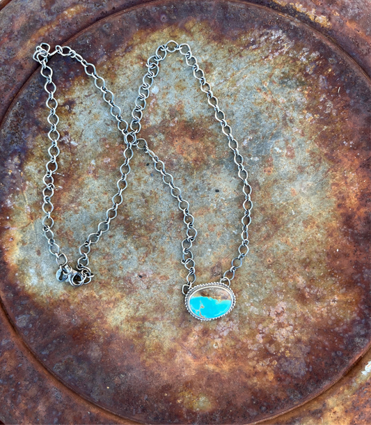 Turquoise Chain Necklace