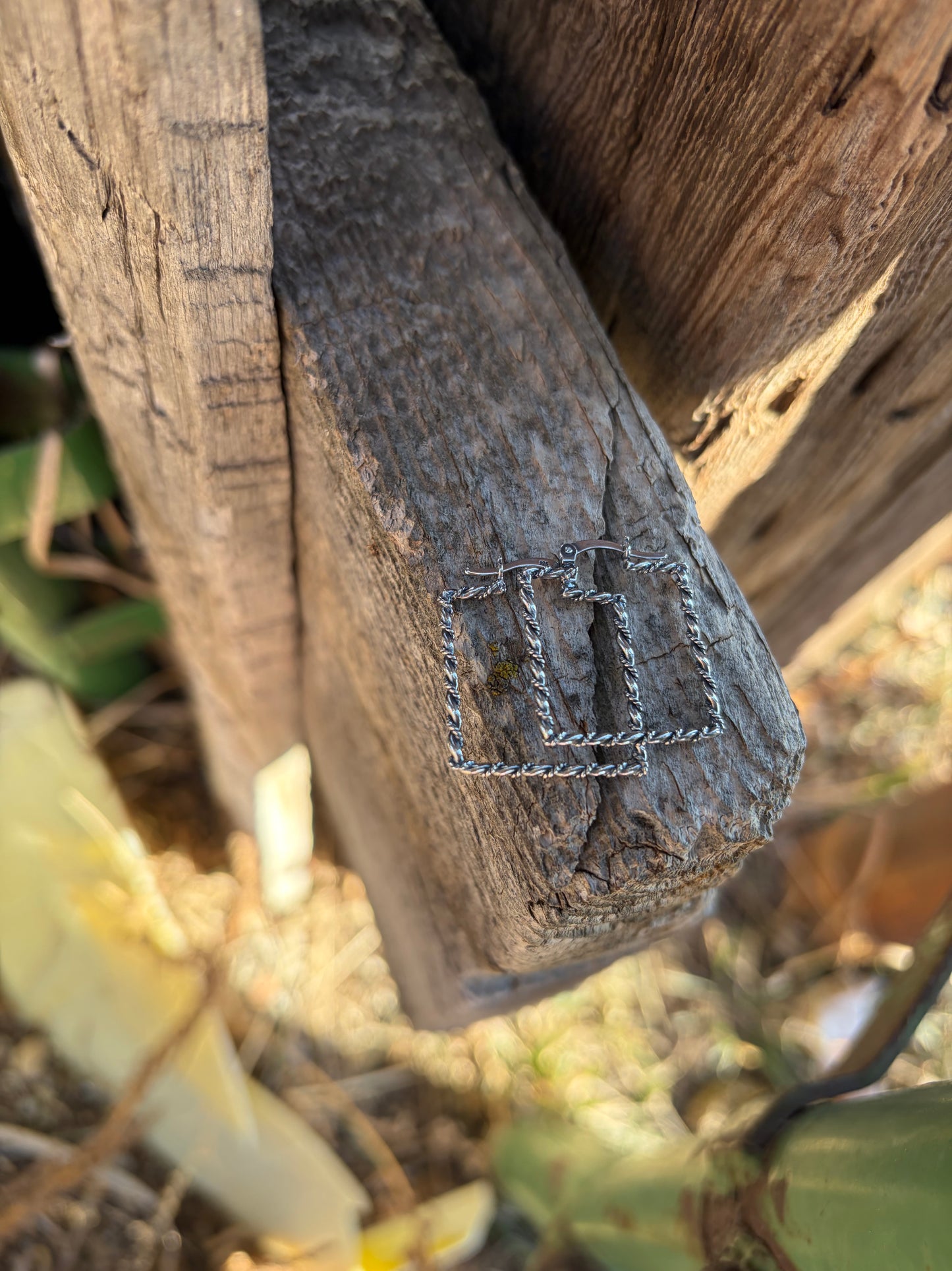 Square Rope Earrings
