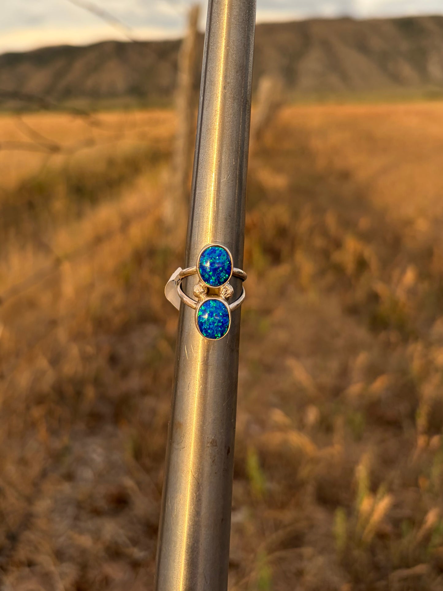 Royal Blue Opal Ring