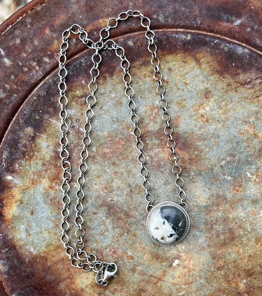 White Buffalo Chain Necklace