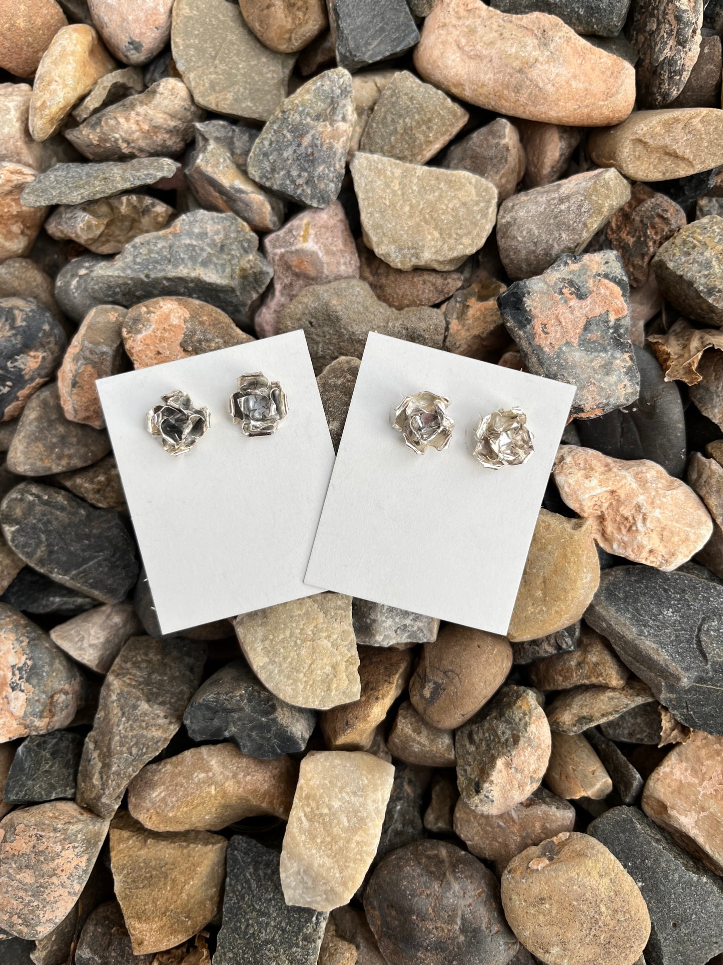 Leafy Rose Studs