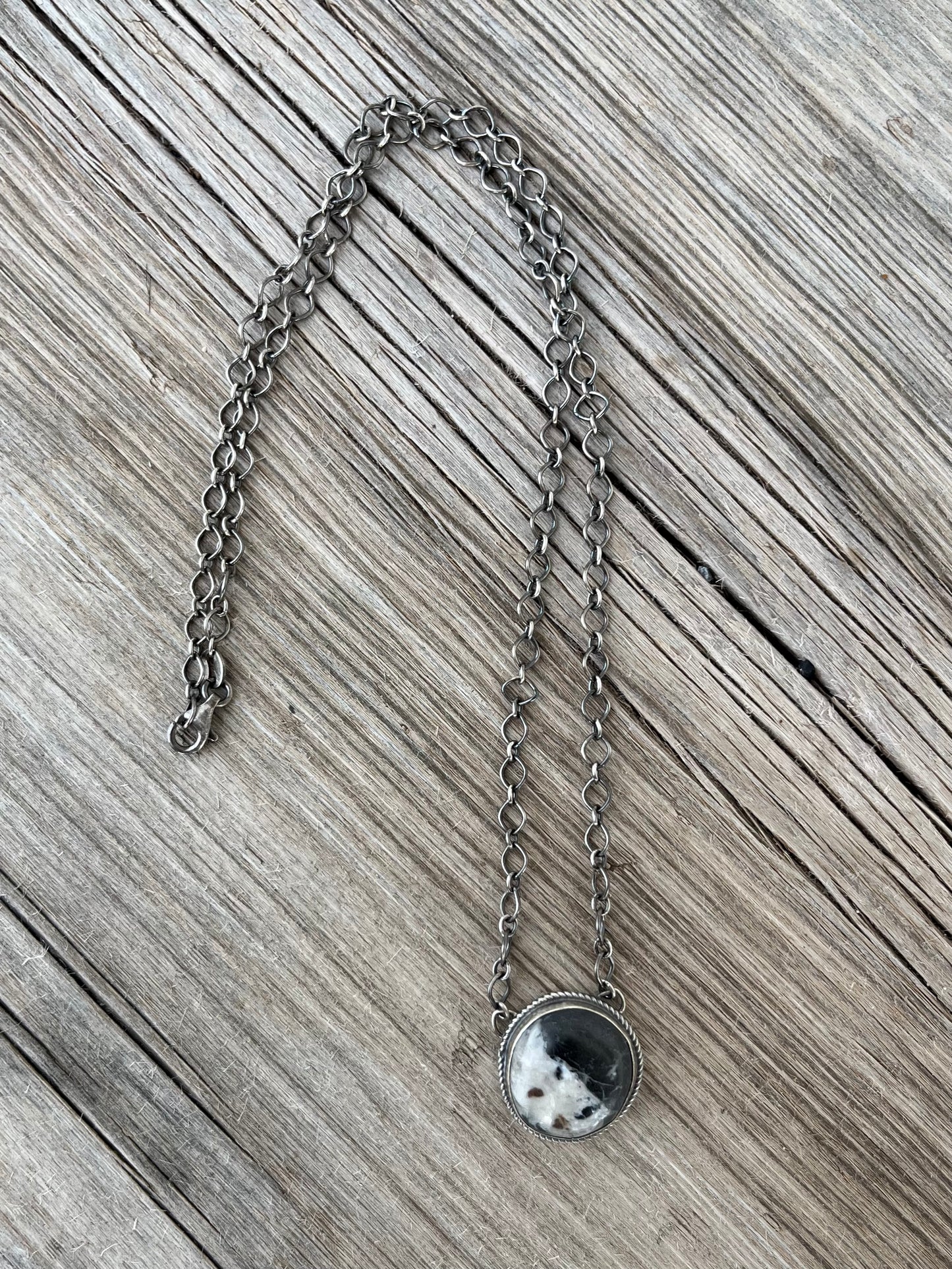 White Buffalo Chain Necklace