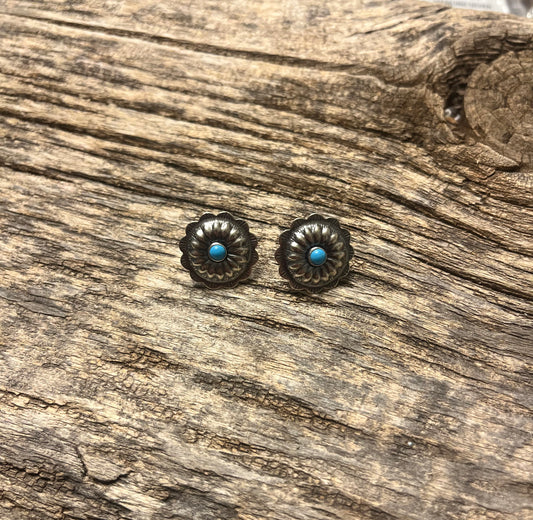 Flower Concho Earrings