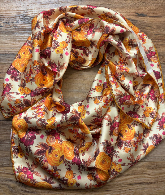 Floral Cowboy Wild Rag