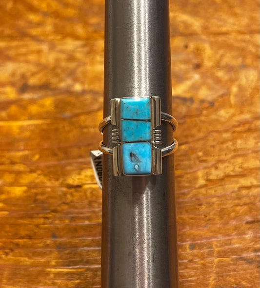 Zuni Made Inlay Ring