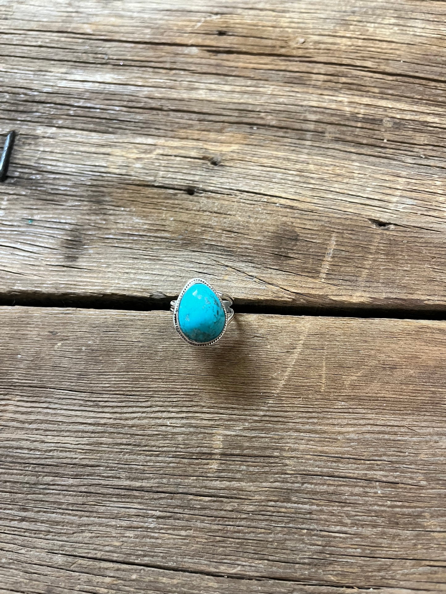 Adjustable Turquoise Ring