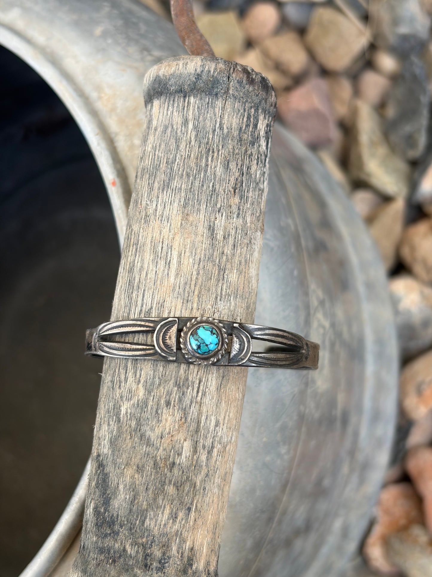Vintage Turquoise Toddler/Child Cuff