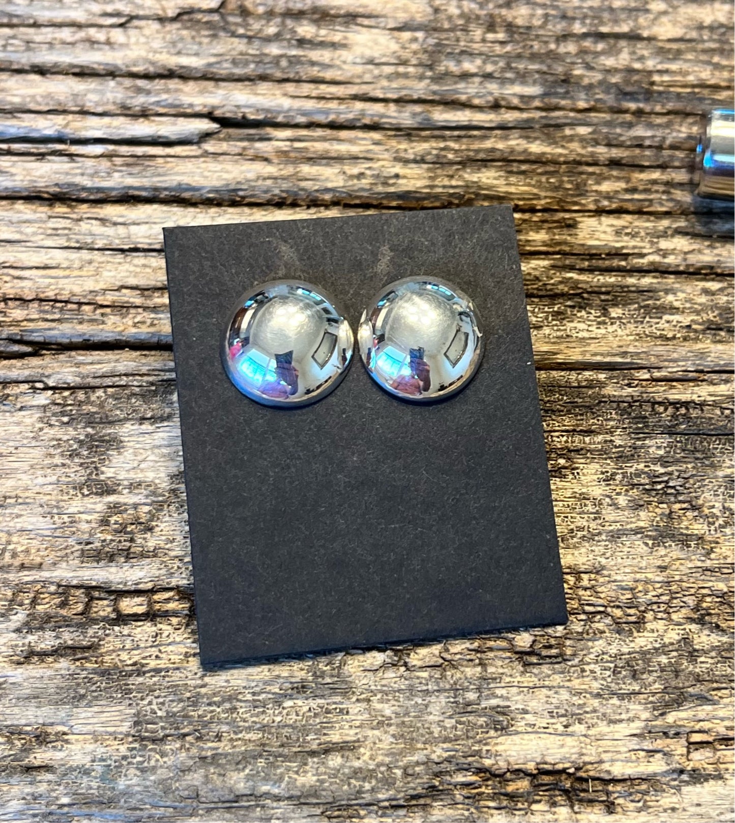 Sterling Silver 1/2 Ball Studs