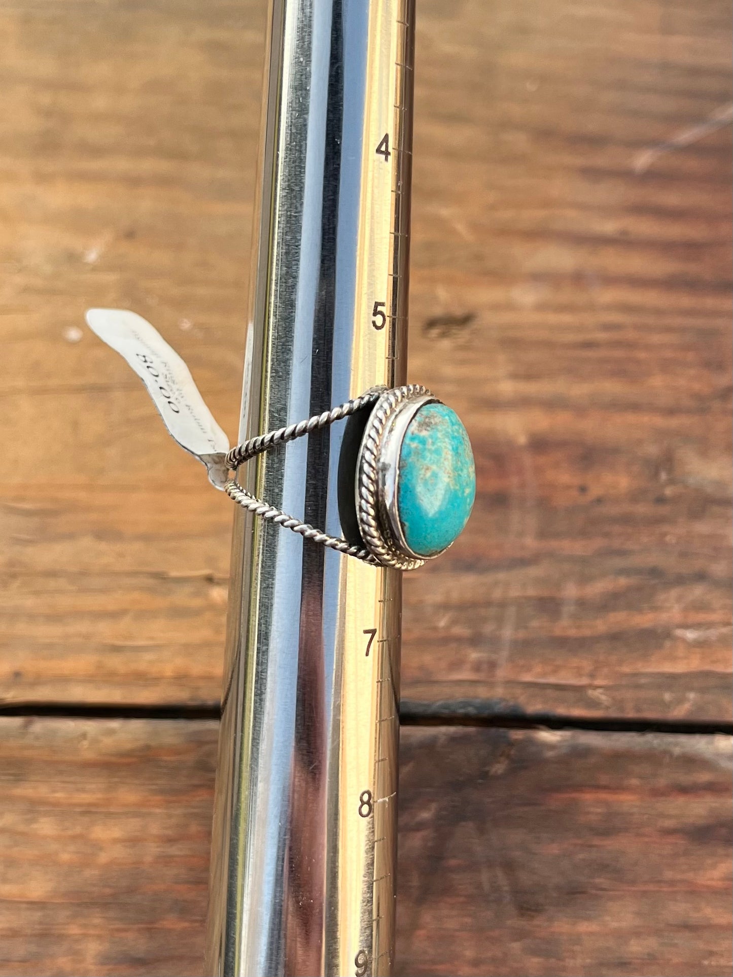 Turquoise Ring - Split Oval Shank