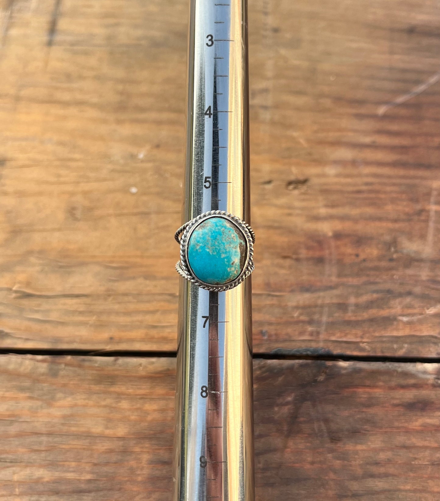 Turquoise Ring - Split Oval Shank