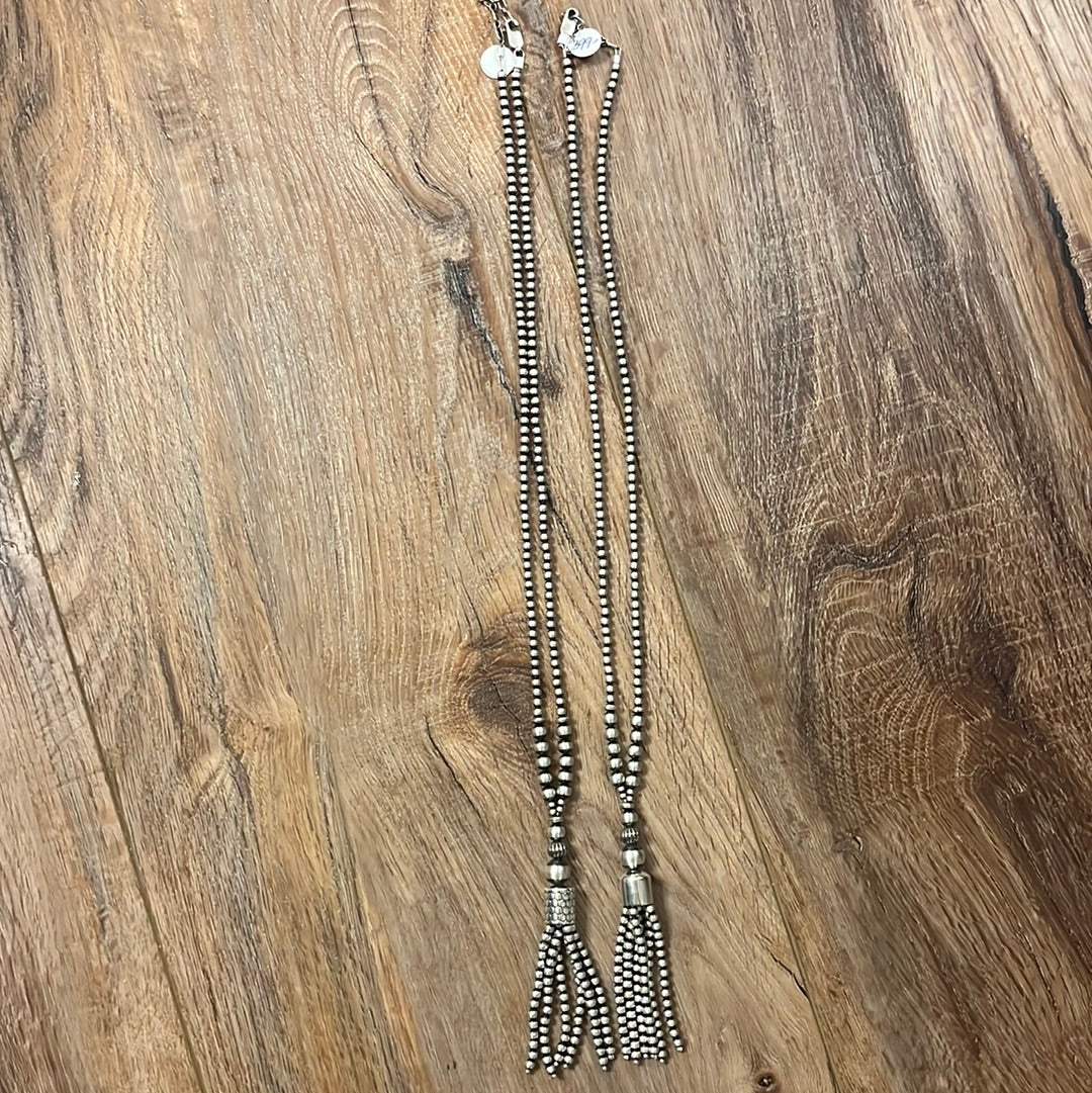 Navajo Pearl Tassel Necklace